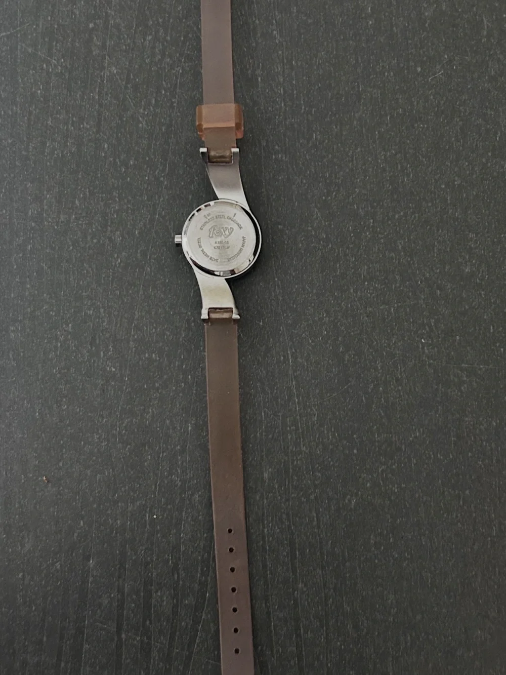 Fox Silver Bracelet Watch with Purple Dial